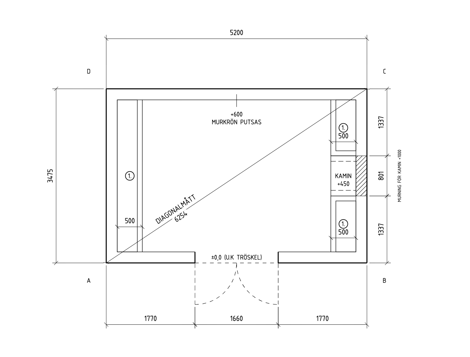 Foundation drawing A-1 · plan